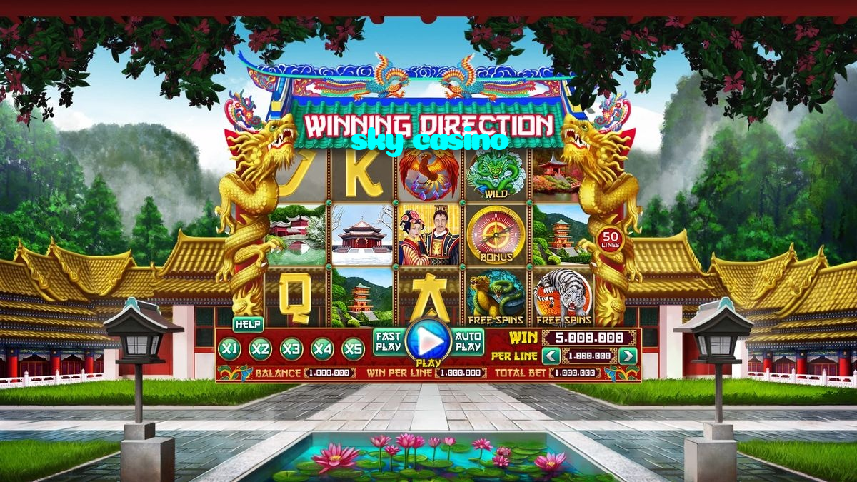 sky casino casino presented on mobile device in Pakistan with slots and live games